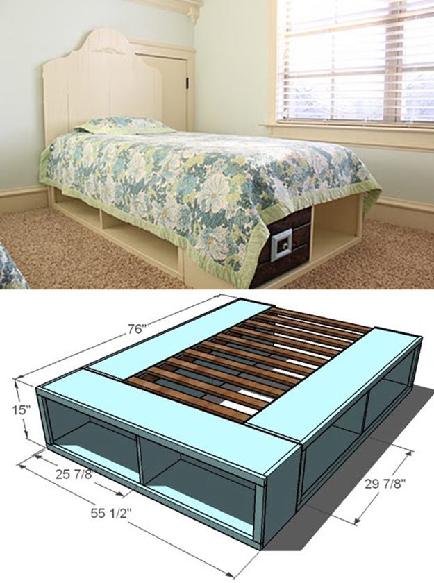 10 Best DIY Platform Beds - Place Your Bed On A Raised Platform For 2022