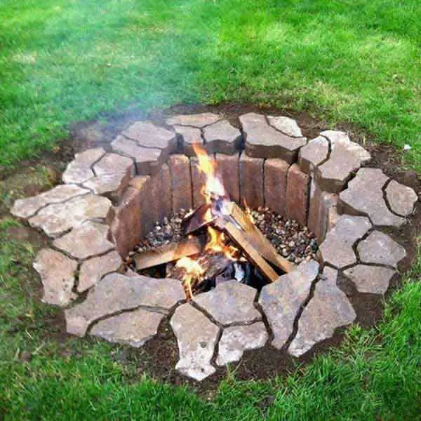 40 Best Diy Fire Pit Ideas And Designs, Rock Fire Pits Designs
