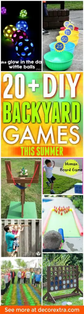 20+ Insanely Fun DIY Backyard Games Perfect For Summer