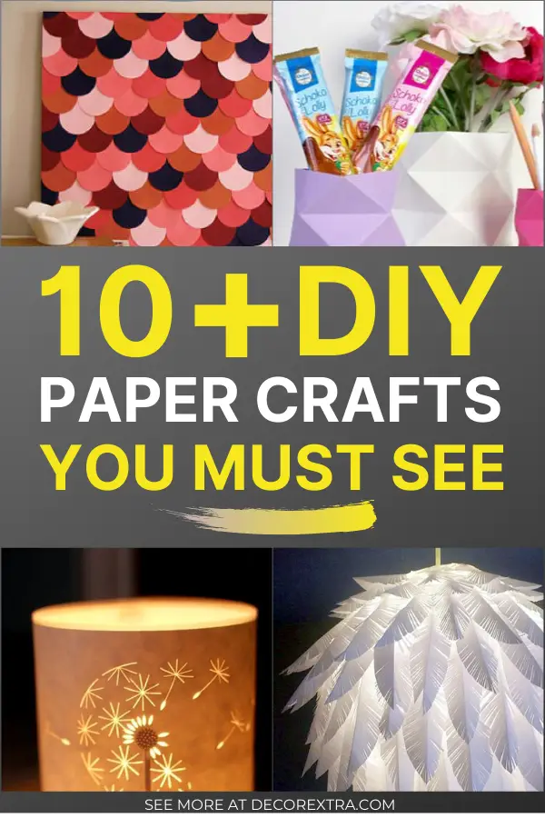 10 Creative Diy Paper Craft Ideas That